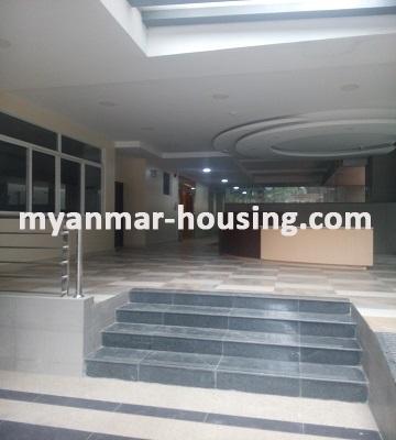 Myanmar real estate - for rent property - No.3253 - A Condo apartment for rent in Dagon Township. - View of exist