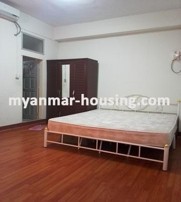 မြန်မာအိမ်ခြံမြေ - ငှားရန် property - No.3256 - ဗိုလ်တစ်ထောင်မြို့နယ်တွင် ကွန်ဒိုတိုက်ခန်းကောင်းတစ်ခန်းဌားရန်ရှိသည်။View of the Bed room