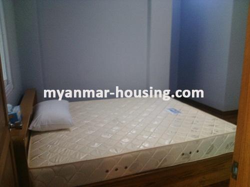 Myanmar real estate - for rent property - No.3258 - Good Condo apartment for rent in Lanmadaw Township. - View of the Bed room