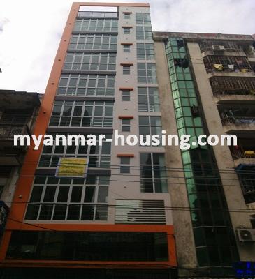 Myanmar real estate - for rent property - No.3285 -  Nice condominium for rent in Lanmadaw Township. - View of the Building