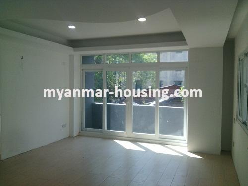 缅甸房地产 - 出租物件 - No.3289 - A newly built Condo room for rent in ZeyaThiri Condominium.   - View of the Bed room