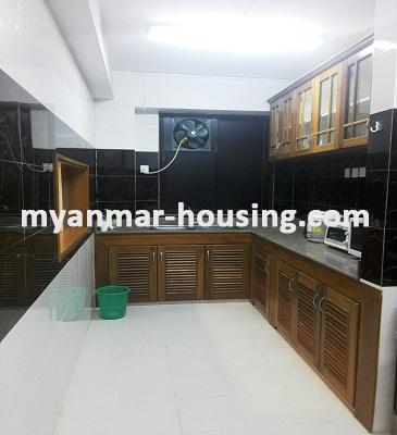 缅甸房地产 - 出租物件 - No.3296 - Condo room for rent in New Excellent Condo - View of the Kitchen room