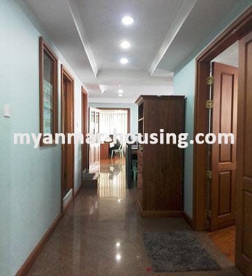 缅甸房地产 - 出租物件 - No.3302 - An office room for rent in Cherry Condo. - View of the room