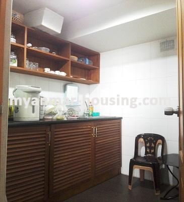 缅甸房地产 - 出租物件 - No.3302 - An office room for rent in Cherry Condo. - View of Kitchen room
