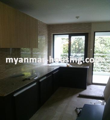 Myanmar real estate - for rent property - No.3310 -  A nice room for rent in AMPS Condo. - View of the Kitchen room
