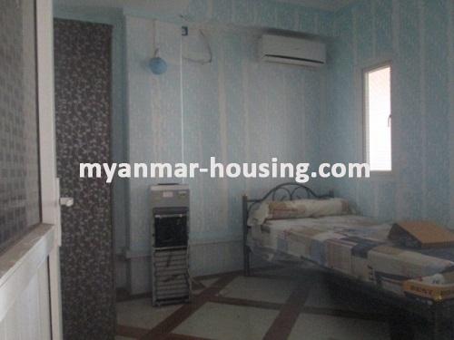 မြန်မာအိမ်ခြံမြေ - ငှားရန် property - No.3324 - ပန်းပဲတန်းမြို့နယ်တွင် ကွန်ဒိုအခန်းဌားရန် ရှိသည်။View of the bed room