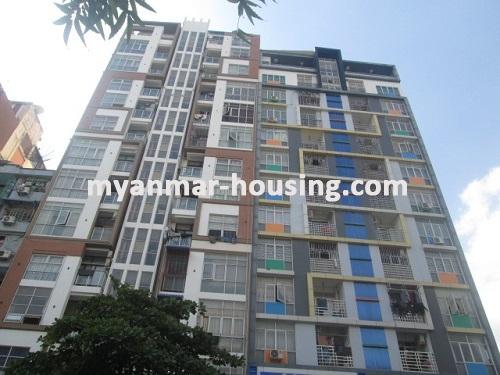 缅甸房地产 - 出租物件 - No.3324 - Good Condominium for rent in PabedanTownship. - View of the building