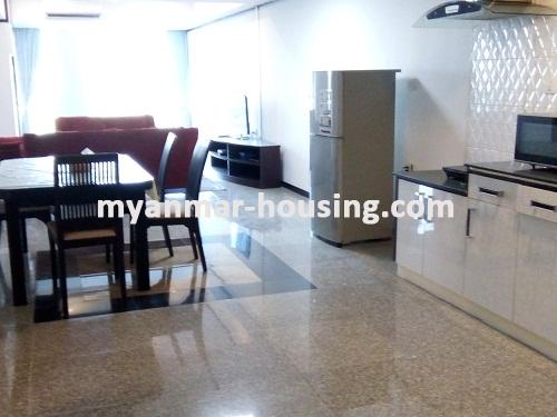 缅甸房地产 - 出租物件 - No.3333 - The best decorated room for rent in Orchid Condo. - View of Dining room