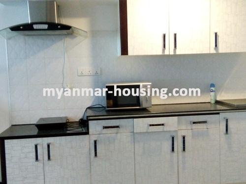 缅甸房地产 - 出租物件 - No.3333 - The best decorated room for rent in Orchid Condo. - View of Kitchen room