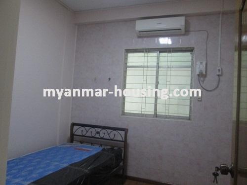 Myanmar real estate - for rent property - No.3337 - A good condo room for rent in Mingalar Tower. - View of the Bed room