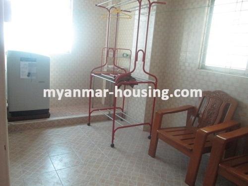 Myanmar real estate - for rent property - No.3337 - A good condo room for rent in Mingalar Tower. - View of Kitchen room