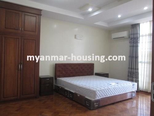 缅甸房地产 - 出租物件 - No.3340 - Excellent decorated room for rent in Golden Rose Condo. - View of the Bed room