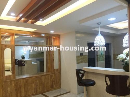 缅甸房地产 - 出租物件 - No.3342 - A good Condominium for rent in Mahar Nawarat Condo. - View of the inside room