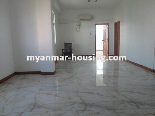缅甸房地产 - 出租物件 - No.3350 - Well decorated room for rent in SCG Condo. - View of the living room