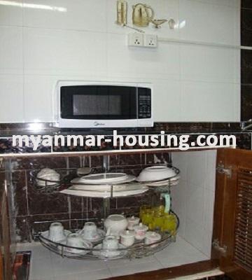 缅甸房地产 - 出租物件 - No.3361 - A nice Condo room for rent in Dagon Township. - View of dining room