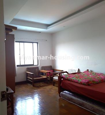 Myanmar real estate - for rent property - No.3367 - Well decorated room for rent in Inyaa View Condo. - View of the Bed room