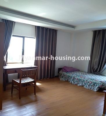 Myanmar real estate - for rent property - No.3367 - Well decorated room for rent in Inyaa View Condo. - View of Bed room