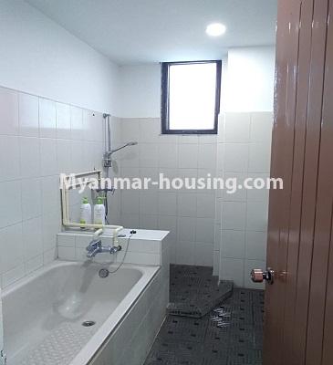 Myanmar real estate - for rent property - No.3367 - Well decorated room for rent in Inyaa View Condo. - View of the bathroom