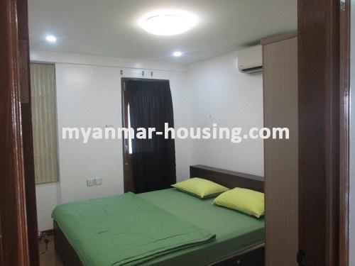 Myanmar real estate - for rent property - No.3374 - A Condo room for rent in Pyong Pyong Condo. - View of the Bed room 