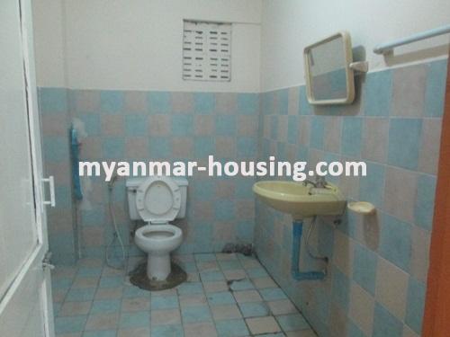 Myanmar real estate - for rent property - No.3378 -     A room with reasonable price for rent in Kyeemyindaing Township. - View of the Bathroom