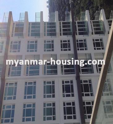 Myanmar real estate - for rent property - No.3379 - Modernize decorated a new condominium for rent in G.E.M.S Condo. - View of the building