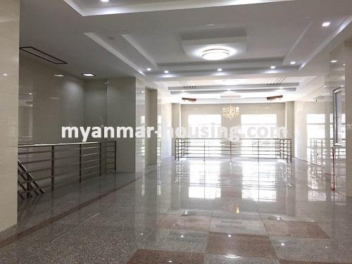 Myanmar real estate - for rent property - No.3384 -   A good room for rent in White Cloud Condo at Botahtaung Township. - View of the Living room