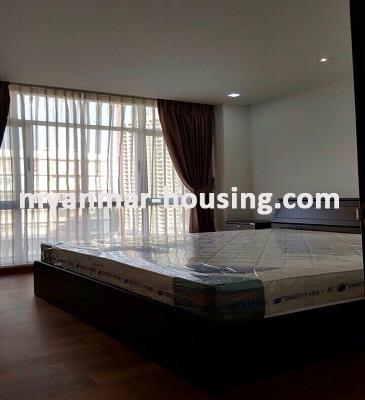缅甸房地产 - 出租物件 - No.3404 - Luxurus Condo room for rent in Star City Condo. - View of the Bed room