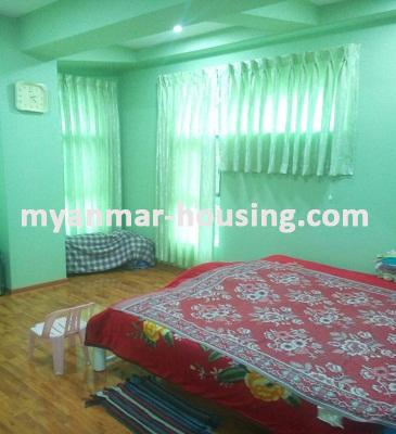 မြန်မာအိမ်ခြံမြေ - ငှားရန် property - No.3412 -   ဗဟန်းမြို့နယ်တွင် ကွန်ဒိုခန်းတစ်ခန်းဌားရန် ရှိပါသည်။View of the Bed room