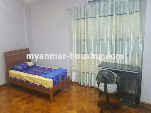 မြန်မာအိမ်ခြံမြေ - ငှားရန် property - No.3421 - လှိုင်မြို့နယ်တွင် ကွန်ဒိုငှါးရန်ရှိသည်။Single bedroom view
