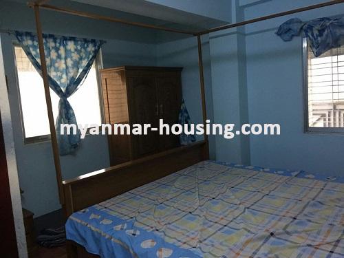 Myanmar real estate - for rent property - No.3423 - An Apartment for rent in Kamaryut Township. - View of the Bed room