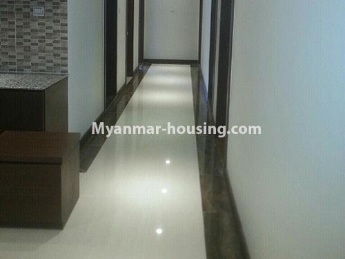 ミャンマー不動産 - 賃貸物件 - No.3426 - New condo room in Golden Parami Condo in Hlaing! - View of the inside.