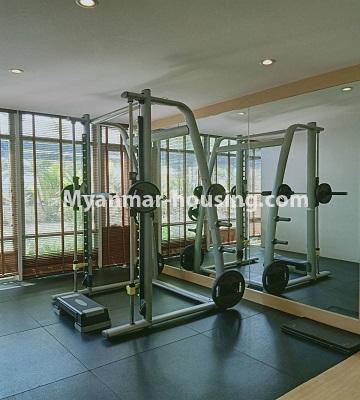 မြန်မာအိမ်ခြံမြေ - ငှားရန် property - No.3427 - လှိုင် G.E.M.S ကွန်ဒိုတွင် အိပ်ခန်းနှစ်ခန်းပါသောအခန်း ငှားရန်ရှိသည်။ - another view of gym 