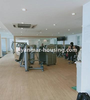 Myanmar real estate - for rent property - No.3427 - Two bedroom G.E.M.S Condominium room for rent in Hlaing! - gym view