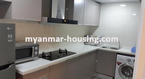 Myanmar real estate - for rent property - No.3435 - Excellent Condo room for rent in Star City.  - View of the Kitchen room