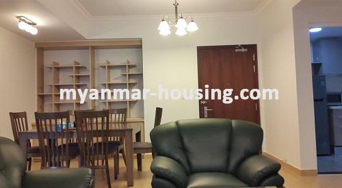 Myanmar real estate - for rent property - No.3435 - Excellent Condo room for rent in Star City.  - View of the Dinning room