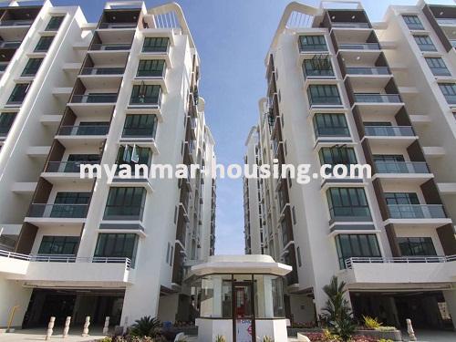 缅甸房地产 - 出租物件 - No.3438 - Modernize decorated Condo room for rent in Malikha Condo. - View of the building