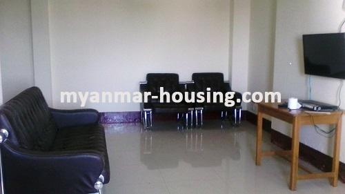 缅甸房地产 - 出租物件 - No.3445 - An apartment for rent in Hledan Sein Gay Har. - View of the Living room