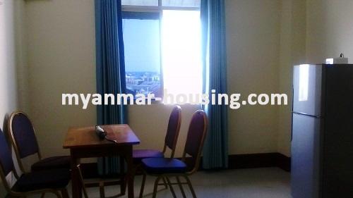 缅甸房地产 - 出租物件 - No.3445 - An apartment for rent in Hledan Sein Gay Har. - View of Dinning room