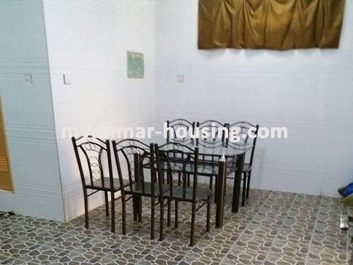 缅甸房地产 - 出租物件 - No.3448 - Complete furnished room for rent in Mya Yeik Condo. - View of Dining room