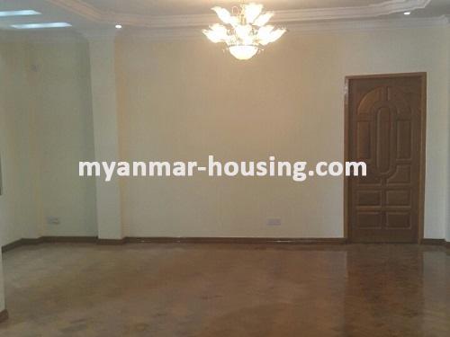 缅甸房地产 - 出租物件 - No.3453 - One Storey landed House for rent in Tin Gann Gyun Township. - View of the Living room
