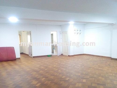 Myanmar real estate - for rent property - No.3457 - An apartment for rent in Lanmadaw Township. - View of the Living room