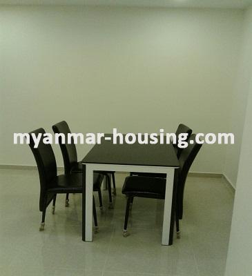 မြန်မာအိမ်ခြံမြေ - ငှားရန် property - No.3458 - Star City တွင် အခန်းကောင်းတစ်ခန်းငှားရန်ရှိသည်။ View of Dining room