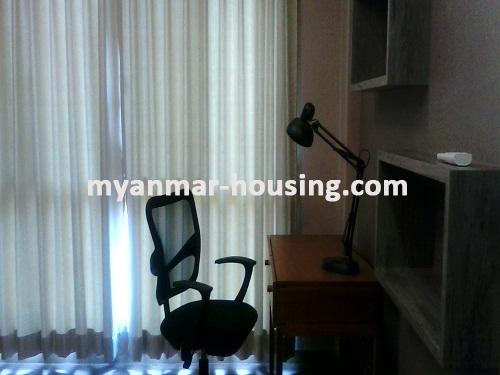 缅甸房地产 - 出租物件 - No.3460 - A Condominium room for rent in Star City. - View of the Bed room