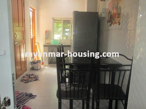 缅甸房地产 - 出租物件 - No.3464 - Good apartment for rent in Sanchaung Township. - View of Dinning room