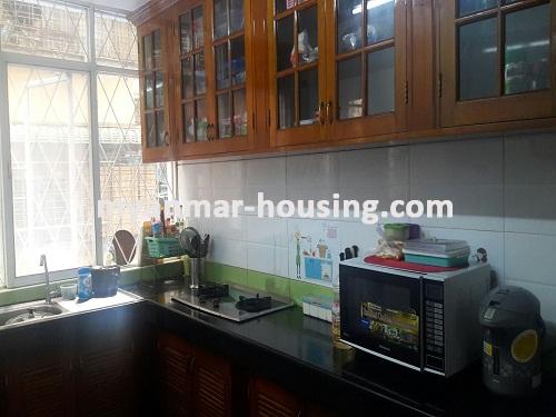 မြန်မာအိမ်ခြံမြေ - ငှားရန် property - No.3477 - လမိုင်း ကွန်ဒိုတွင် အခန်းကောင်း တစ်ခန်းဌားရန် ရှိပါသည်။View of Kitchen room