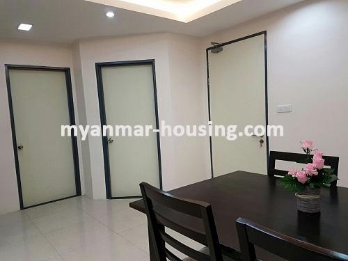 Myanmar real estate - for rent property - No.3483 - Luxurious decorated Condominium for rent in Star City. - View of Dinning room