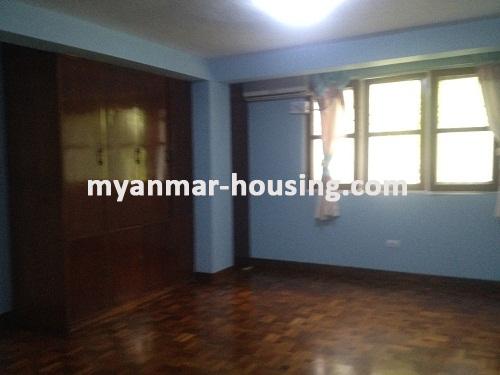 缅甸房地产 - 出租物件 - No.3486 - A good apartment for rent in Bahan Township. - View of the Bed room