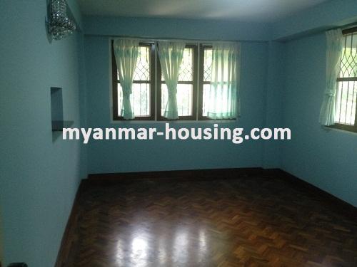 缅甸房地产 - 出租物件 - No.3486 - A good apartment for rent in Bahan Township. - View of the Bed room