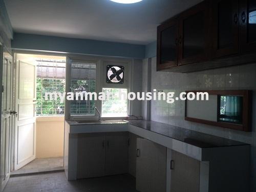 缅甸房地产 - 出租物件 - No.3486 - A good apartment for rent in Bahan Township. - View of Kitchen room