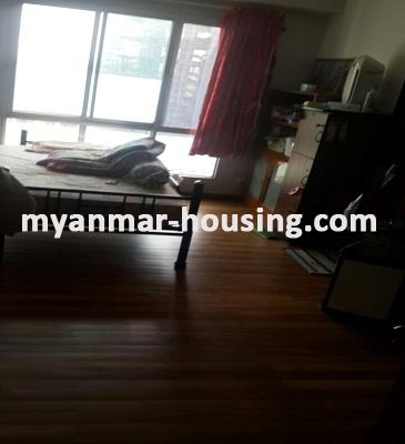 缅甸房地产 - 出租物件 - No.3487 - A Good Condo room for rent in GGV Condo. - View of the Bed room